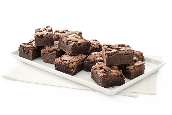 chocolate fudge brownie tray
