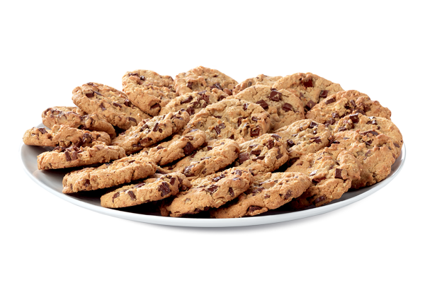 chocolate chunk cookie tray